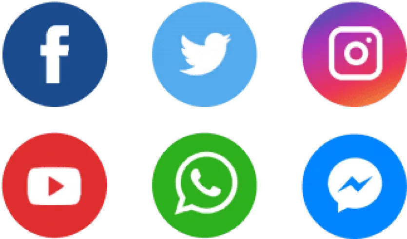 Social media icons set